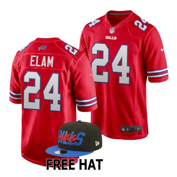 Kaiir Elam 2022 NFL Draft Buffalo Bills Game Jerse...