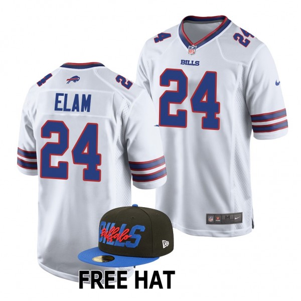 Kaiir Elam 2022 NFL Draft Buffalo Bills Game Jerse...
