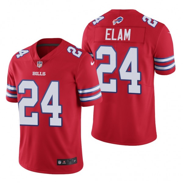 Kaiir Elam 2022 NFL Draft Buffalo Bills Red Jersey - Men