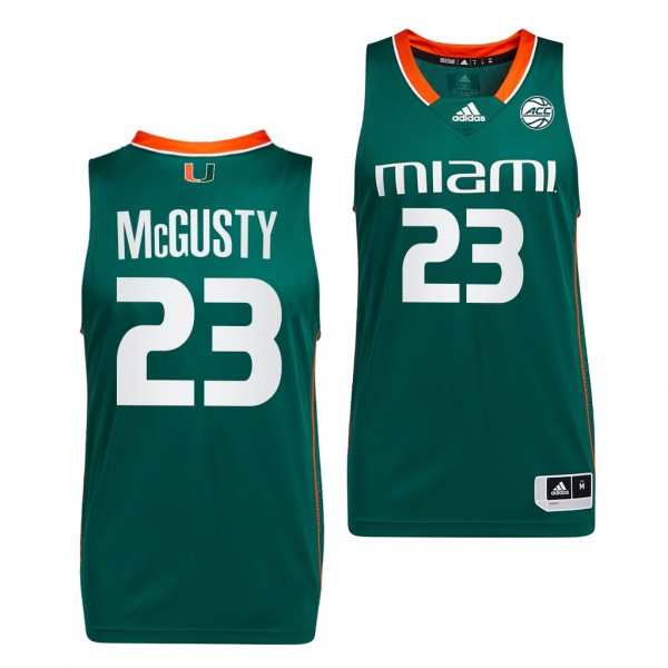 Miami Hurricanes Kameron McGusty #23 Green College...