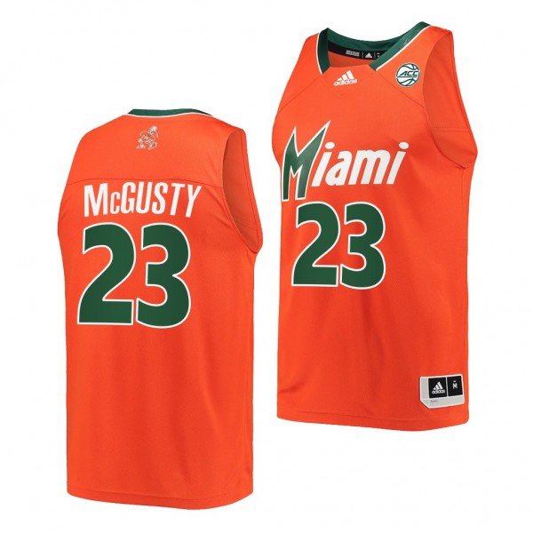 Kameron McGusty #23 Miami Hurricanes 2022 Reverse ...
