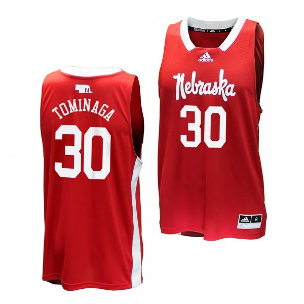 Keisei Tominaga Nebraska Huskers #30 Red College Basketball Jersey Men's Throwback