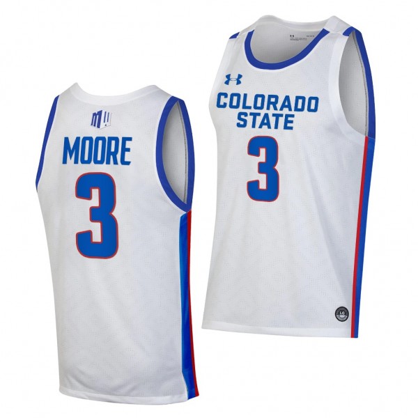 Kendle Moore #3 Colorado State Rams 2022 Pride Col...