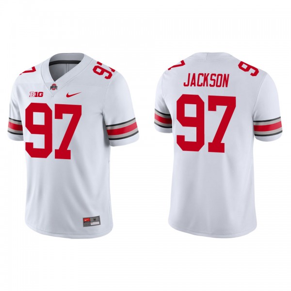 Kenyatta Jackson Ohio State Buckeyes Nike Game College Football Jersey White