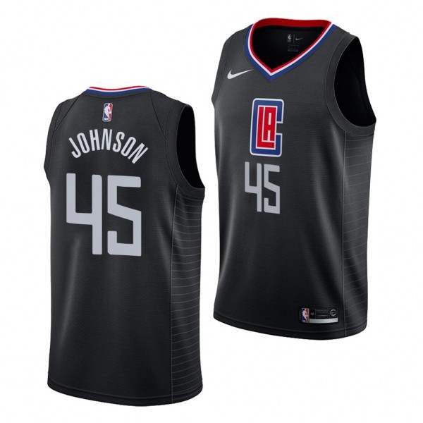 Keon Johnson LA Clippers 2021 NBA Draft Black Jers...