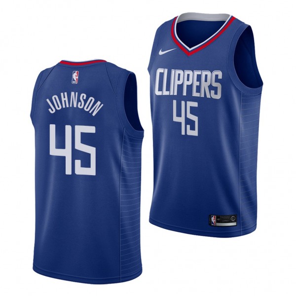 Keon Johnson LA Clippers 2021 NBA Draft Blue Jerse...