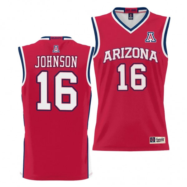Arizona Wildcats Keshad Johnson Red #16 NIL Basket...