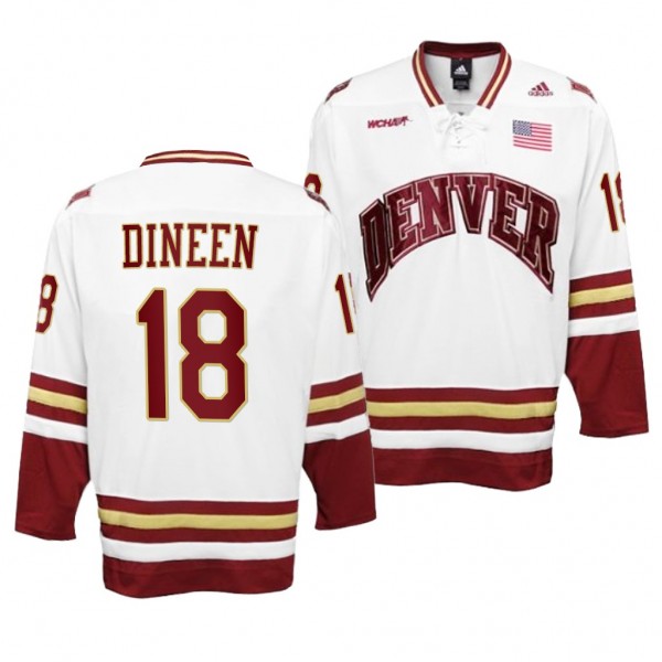 Kevin Dineen Denver Pioneers White Premier NHL Wha...