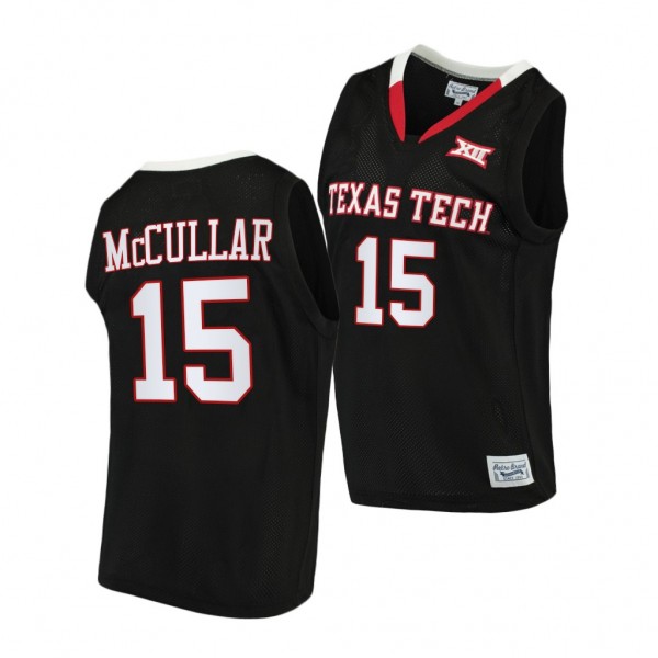 Texas Tech Red Raiders Kevin McCullar #15 Black Co...