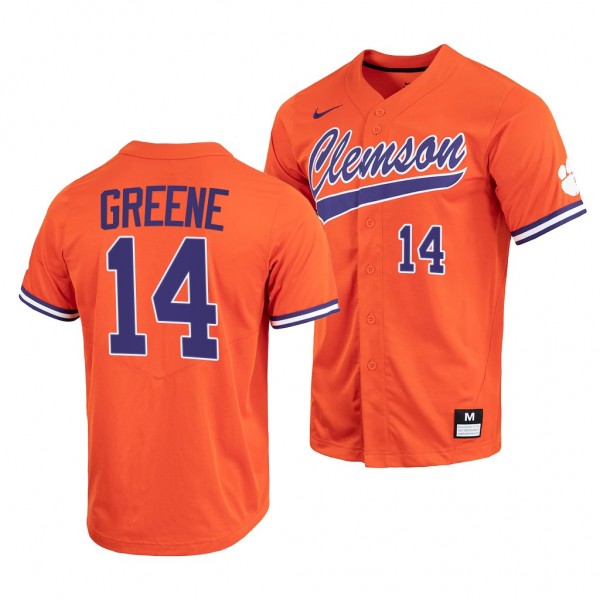 Khalil Greene Clemson Tigers #14 Orange College Ba...