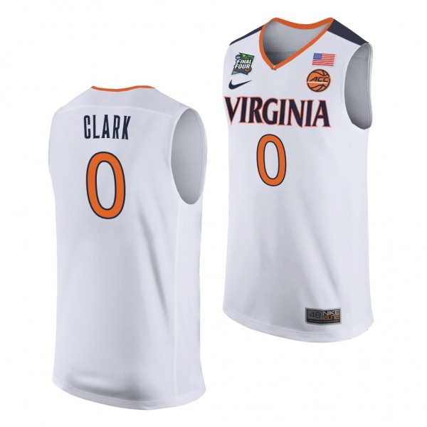 NCAA Basketball Virginia Cavaliers Kihei Clark Whi...