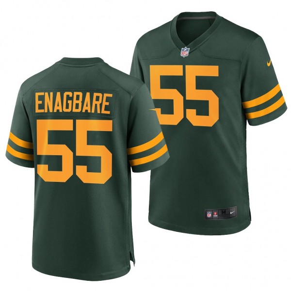 Green Bay Packers #55 Kingsley Enagbare Jersey 202...