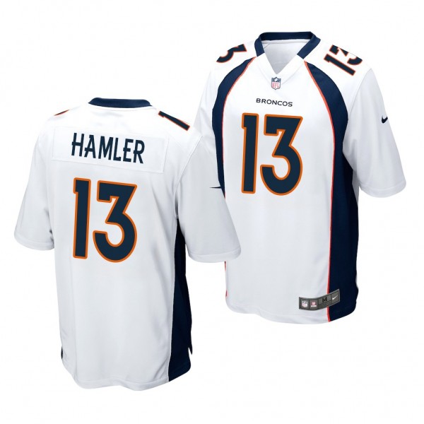 Denver Broncos KJ Hamler White 2020 2020 NFL Draft...