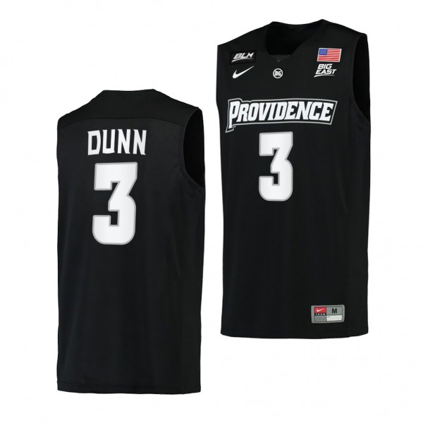 Providence Friars Kris Dunn #3 Black College Basketball uniform NBA Alumni Jersey