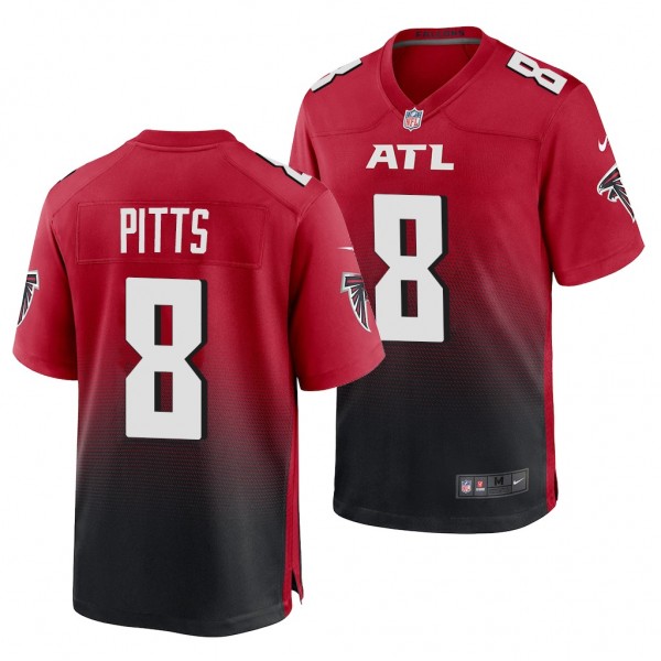 Kyle Pitts Atlanta Falcons 2021 NFL Draft Game Red...
