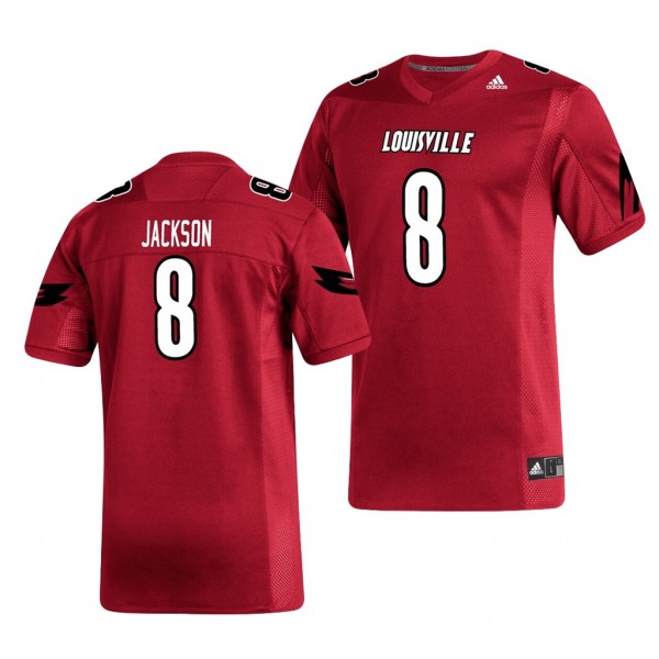 Louisville Cardinals Lamar Jackson Red Replica Alu...