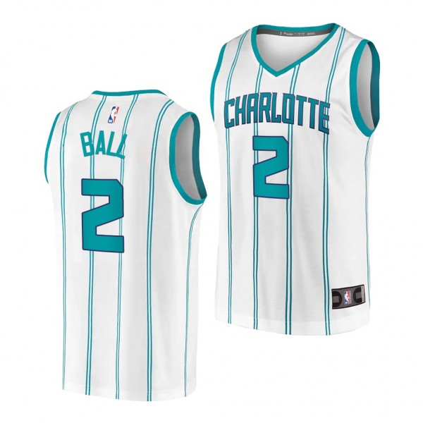 LaMelo Ball Charlotte Hornets 2020 NBA Draft White...