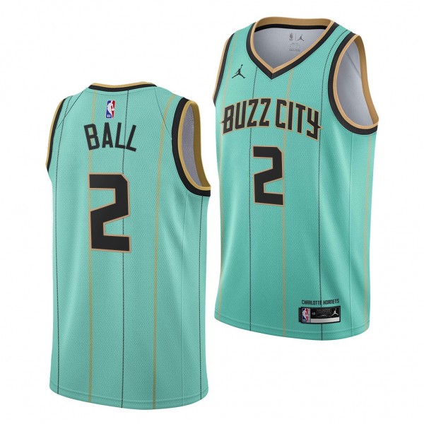 LaMelo Ball Charlotte Hornets 2020 NBA Draft Mint Green Jersey 2020-21 City
