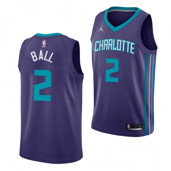 LaMelo Ball Charlotte Hornets 2020 NBA Draft Purpl...