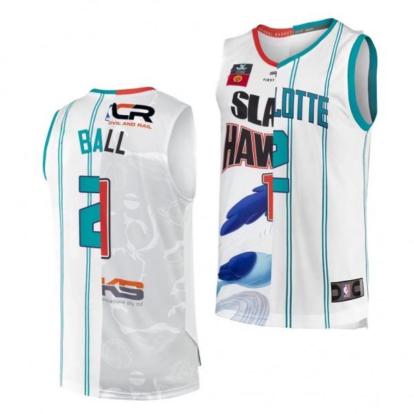 LaMelo Ball NBA X NBL Split Edition Jersey - White