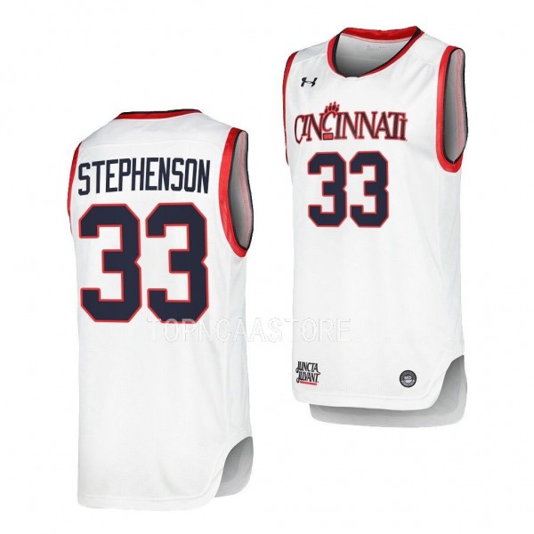 Lance Stephenson Cincinnati Bearcats #33 White Rep...