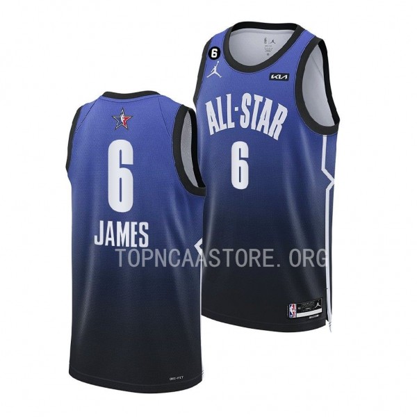 LeBron James Lakers #6 2023 NBA All-Star Blue Western Conference Jersey