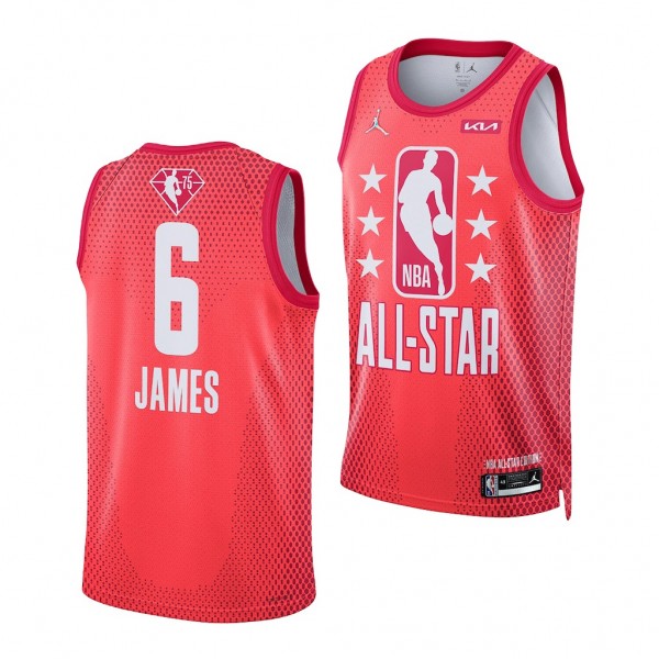 LeBron James 2022 Cleveland All-Star Lakers #6 Mar...