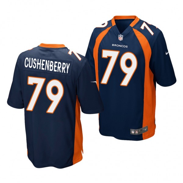 Denver Broncos Lloyd Cushenberry III Navy 2020 NFL...