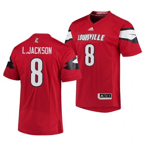 Louisville Cardinals Lamar Jackson Red College Football Jersey