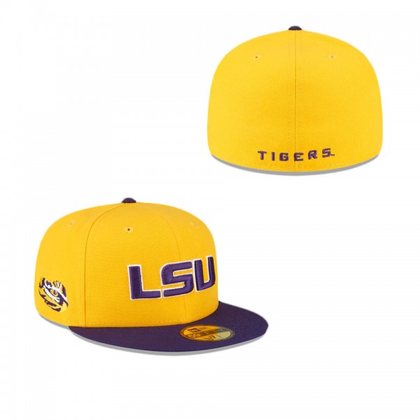 Lsu Tigers 59FIFTY Fitted Gold Hat