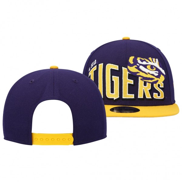 LSU Tigers Two-Tone Vintage Wave 9FIFTY Snapback H...