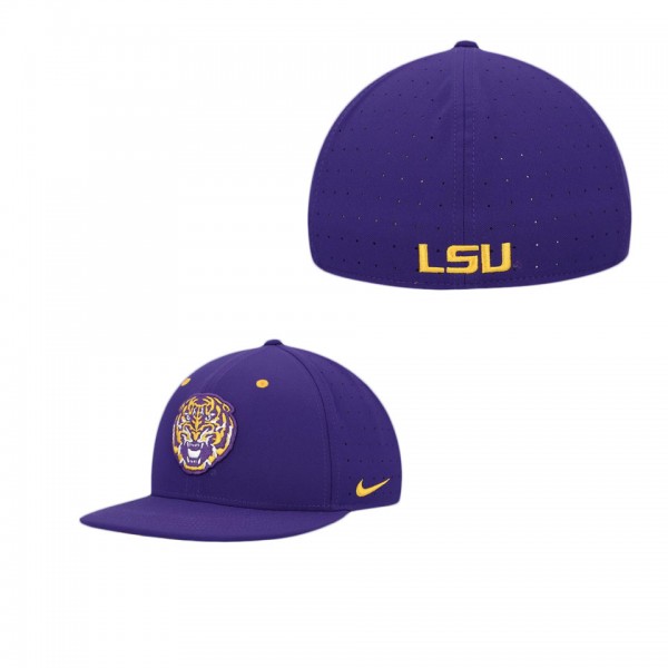LSU Tigers True Performance Fitted Hat Purple