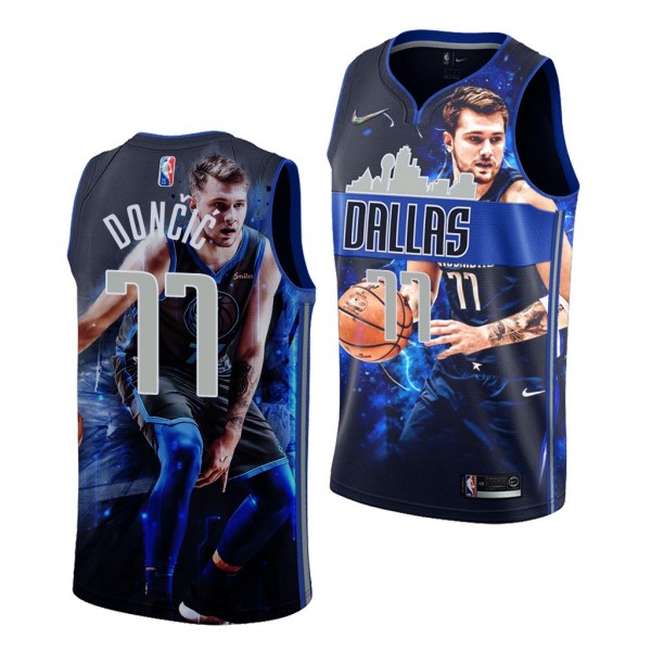 Dallas Mavericks #77 Luka Doncic 2021-22 All-NBA 1...