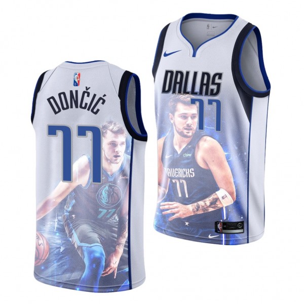 Dallas Mavericks #77 Luka Doncic 2021-22 All-NBA 1...
