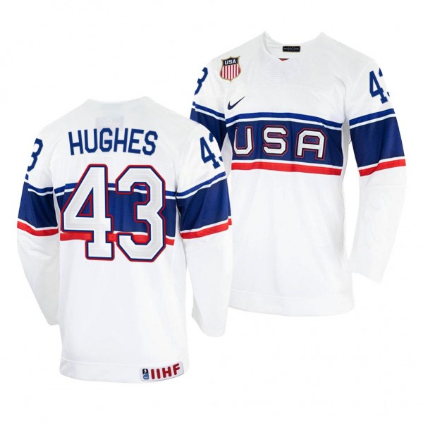 Luke Hughes USA Hockey 2022 IIHF World Championshi...