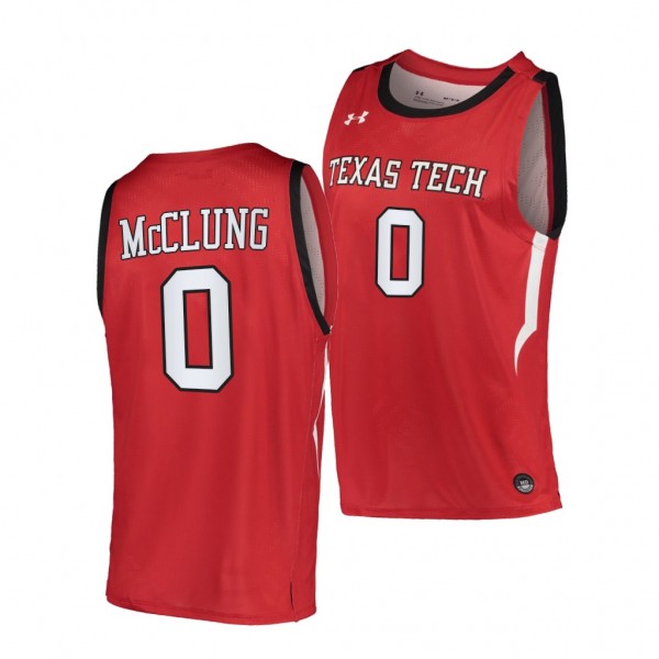 Texas Tech Red Raiders Mac McClung Red 2020-21 Alt...