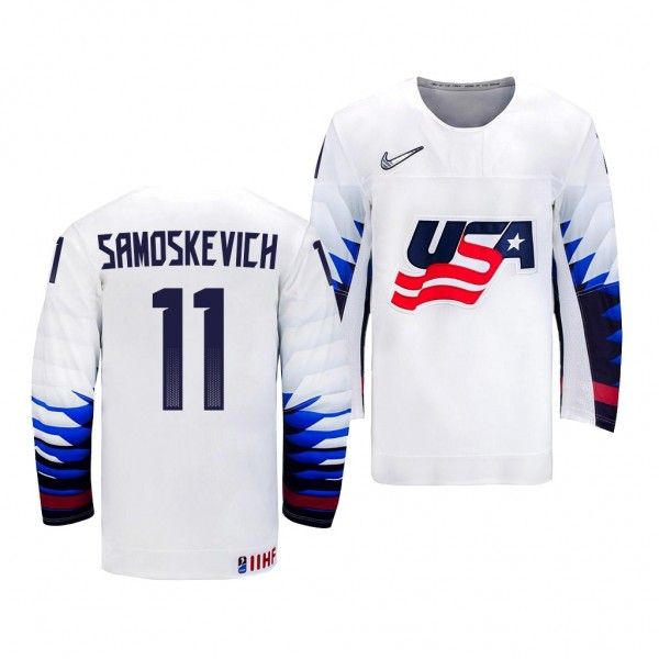 Mackie Samoskevich #11 USA Hockey 2022 IIHF World ...
