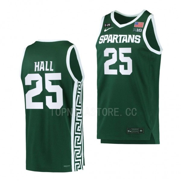Michigan State Spartans Malik Hall Replica Basketb...