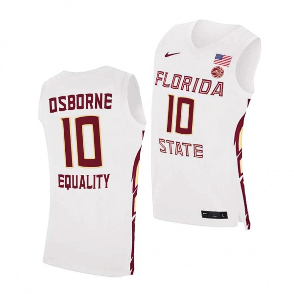 Florida State Seminoles Malik Osborne White Equali...