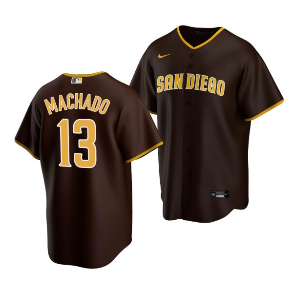 San Diego Padres Manny Machado 2022 Replica Brown ...