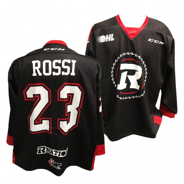 OHL Ottawa 67's Marco Rossi Black 2020 NHL Draft J...