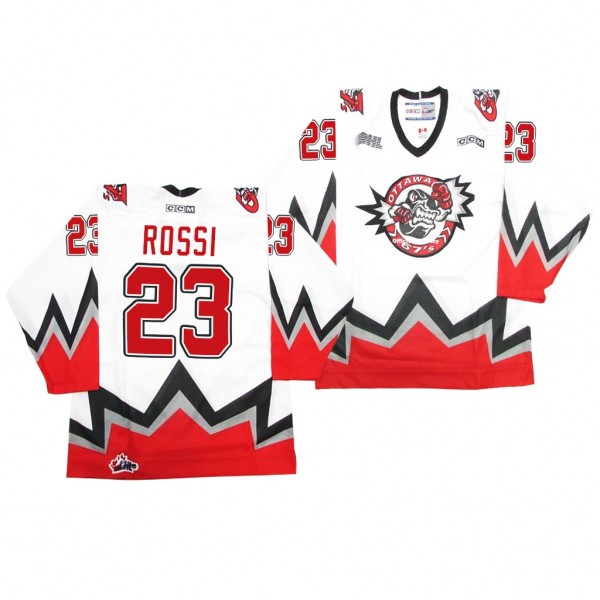 OHL Ottawa 67's Marco Rossi White 2020 NHL Draft J...