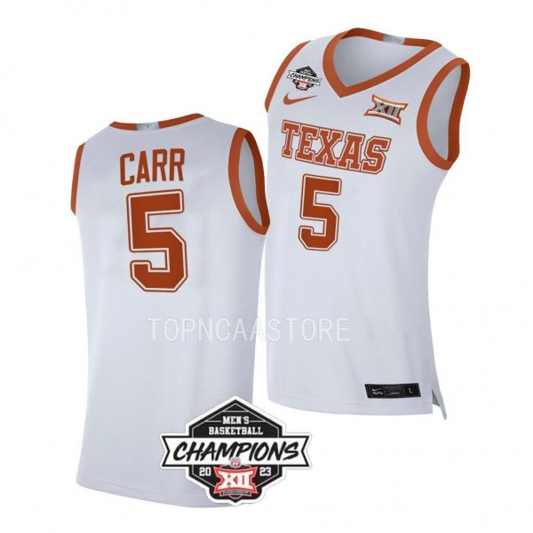 Marcus Carr Texas Longhorns 2023 Big 12 Mens Baske...