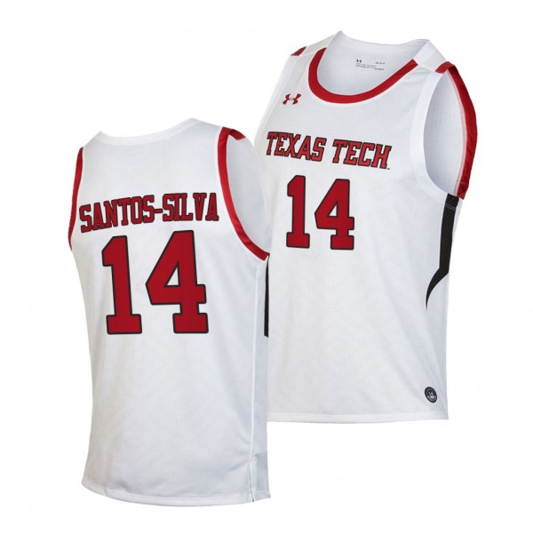 Texas Tech Red Raiders Marcus Santos-Silva White 2...