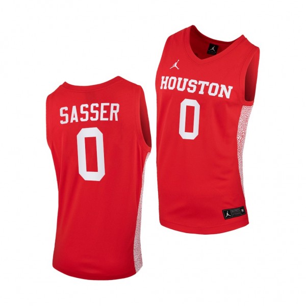 Houston Cougars Marcus Sasser Red 2020-21 Replica ...