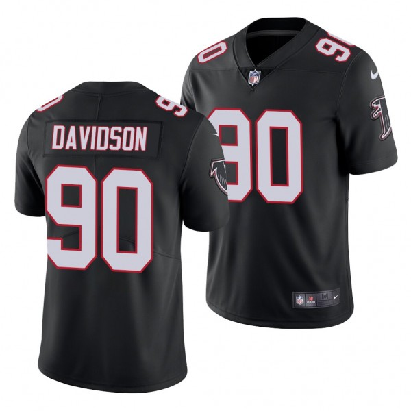 Atlanta Falcons Marlon Davidson Black 2020 2020 NFL Draft Men's Vapor Untouchable Limited Jersey