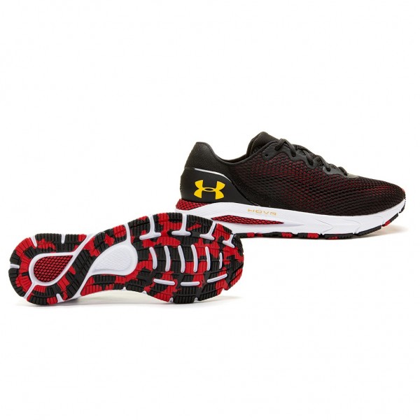 Maryland Terrapins Black HOVR Sonic 4 Running Shoes Unisex