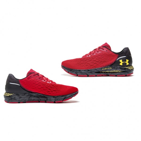 Maryland Terrapins Red HOVR Sonic 3 Running Shoes ...
