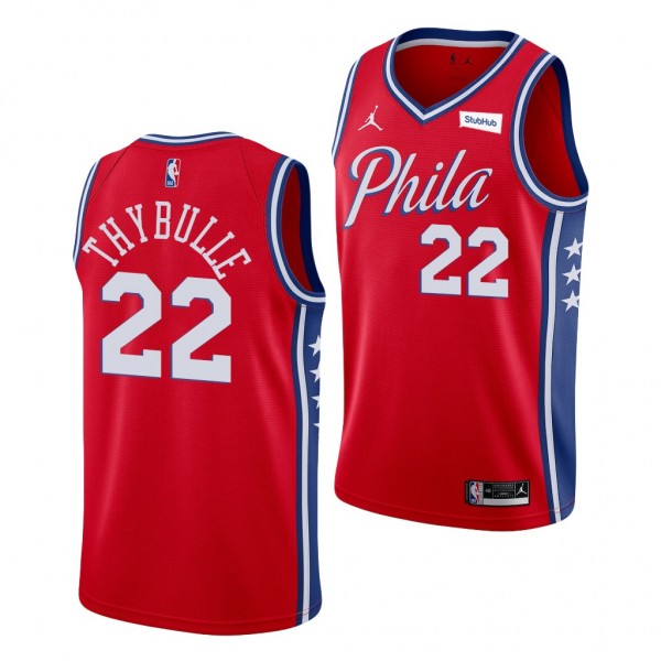 NBA Draft Matisse Thybulle #22 76ers Red Jersey 20...