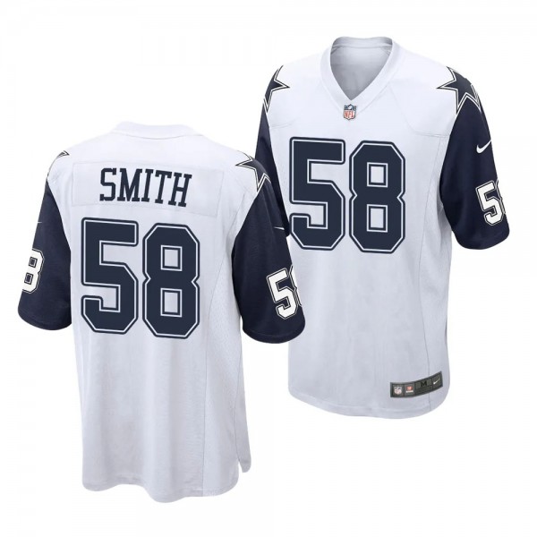 Dallas Cowboys Mazi Smith 2023 NFL Draft White Alternate Jersey Men